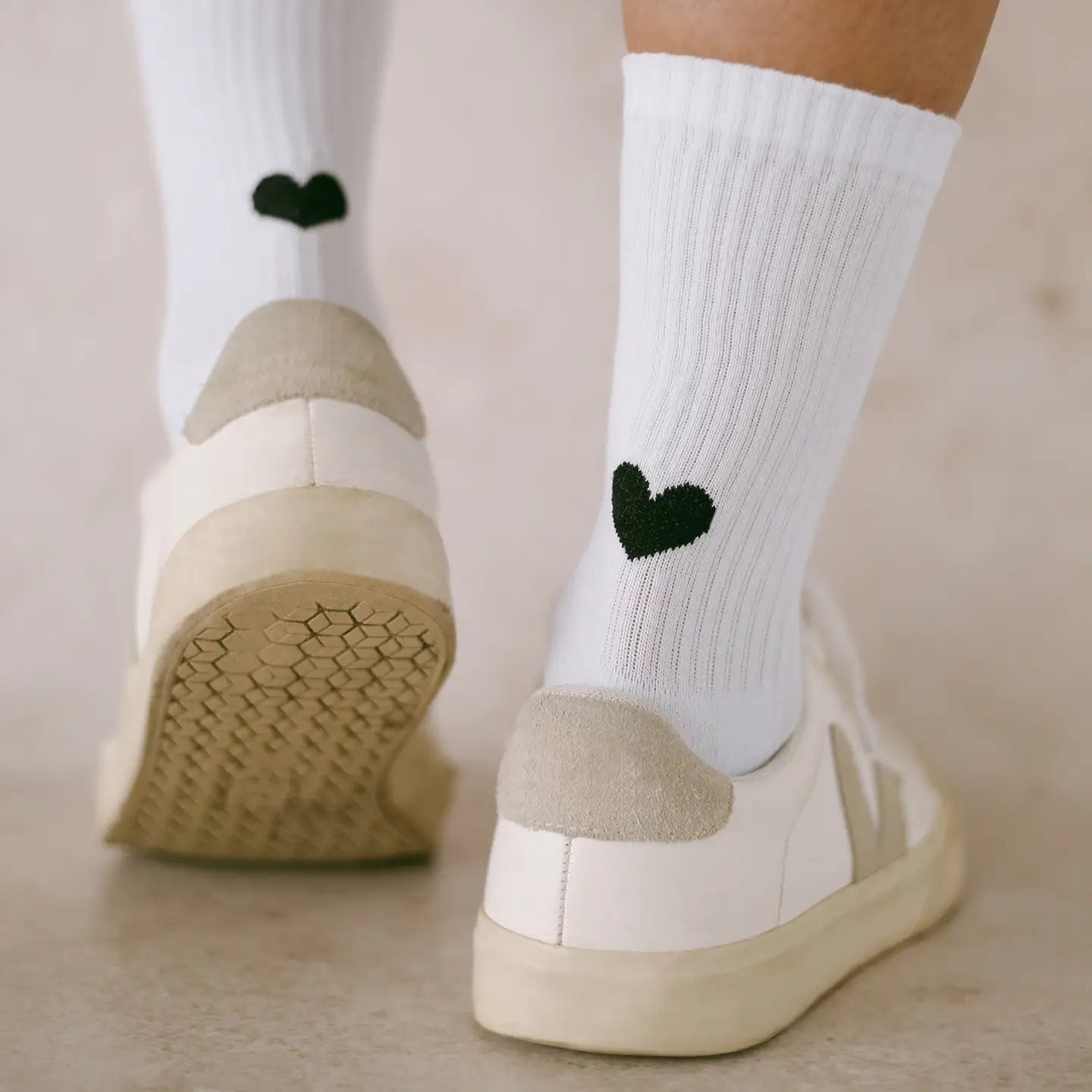 Chaussettes en coeur (39-42)